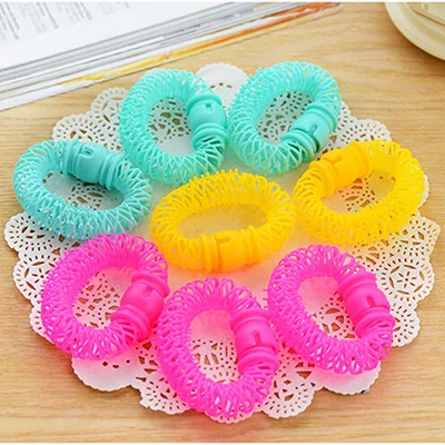 8 Pcs/Lot Magic Curler Hair Rollers Curls Roller Lucky Donuts Curly Styling Make Up Tools Accessories For Woman Lady | Красота и