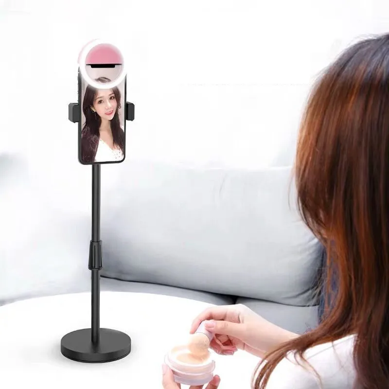 2019 селфи светодиодный зеркало кольцо вспышка свет портативный телефон лампа для