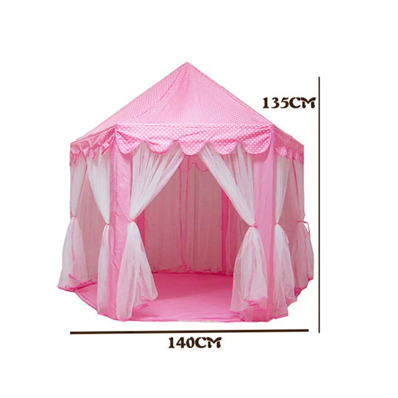

Play Tent Play House Ball Portable Foldable Princess Folding Tent Castle Gifts Toys Tents For Kids Children Girl Baby