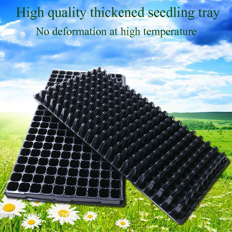 21/32/50/72/105/128/200 Holes Cells Seeding Tray Plastic Nursery Grow Box Seed Sowing Flats Garden Greenhouse Tools Plant Flower