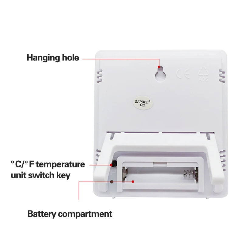 digital thermometer hygrometer electronic temperature humidity lcd display wall hanging household hygrometer gauge free global shipping