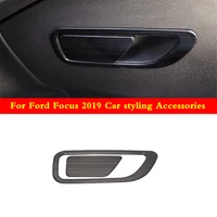 stainless steel passenger side glove box switch decoration cover for ford focus 4 mk4 2019 2020 car accessories 2pcs