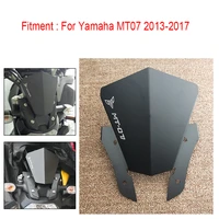mt07 motorcycle cnc motorbike windshield windscreen cover for yamaha mt07 mt 07 mt 07 2013 2014 2015 2016 2017