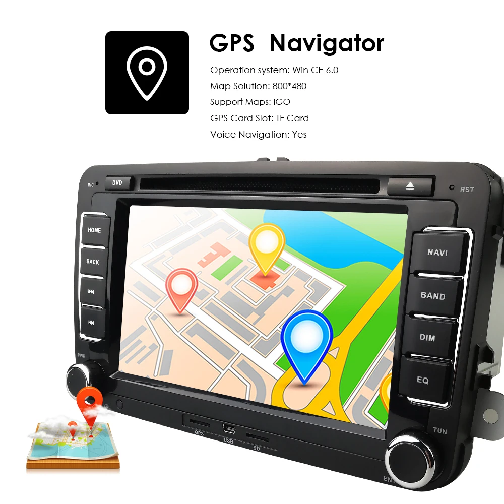 7 дюймовый 2din автомобильный DVD плеер GPS радио для старого VW PASSAT B5 B6 транспортер T4/T5