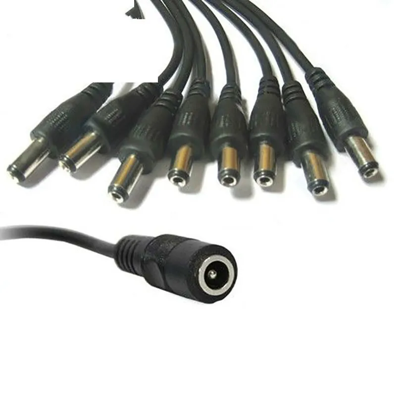 1PCS DC 1 To 8 Power Splitter Adapter Cable for Security CCTV Camera | Безопасность и защита