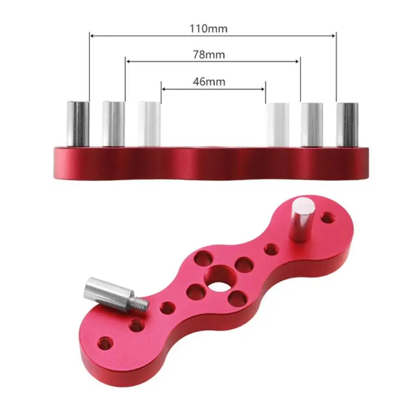 

Woodworking Straight Hole Punching Positioner 6 8 10mm Aluminum Alloy Drilling Positioner Wooden Tip DIY Drilling Tool