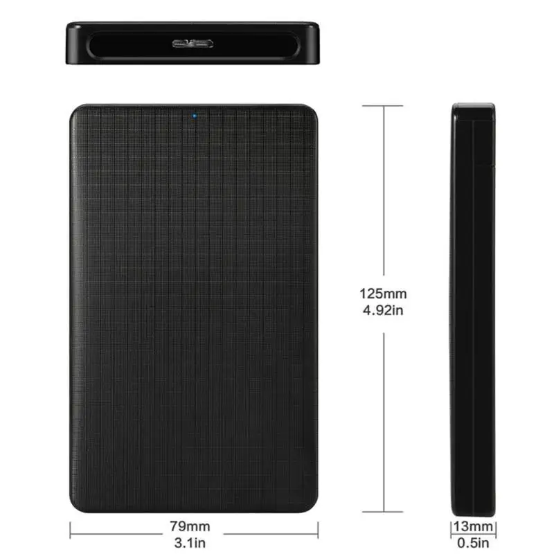 E39 2 5 дюйма HDD SSD чехол Micro USB 3 0 SATA жесткий диск адаптер коробка корпус для ноутбука