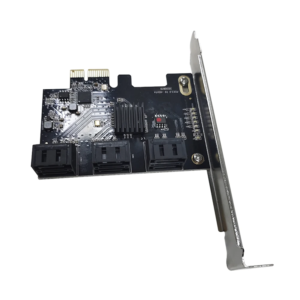 

PCIe SATA Adapter Replacement 6 Port SATA III to PCI Express 2.0 X1 Internal Expansion Card for SATA 6G 3G and 1.5G Hard Drives