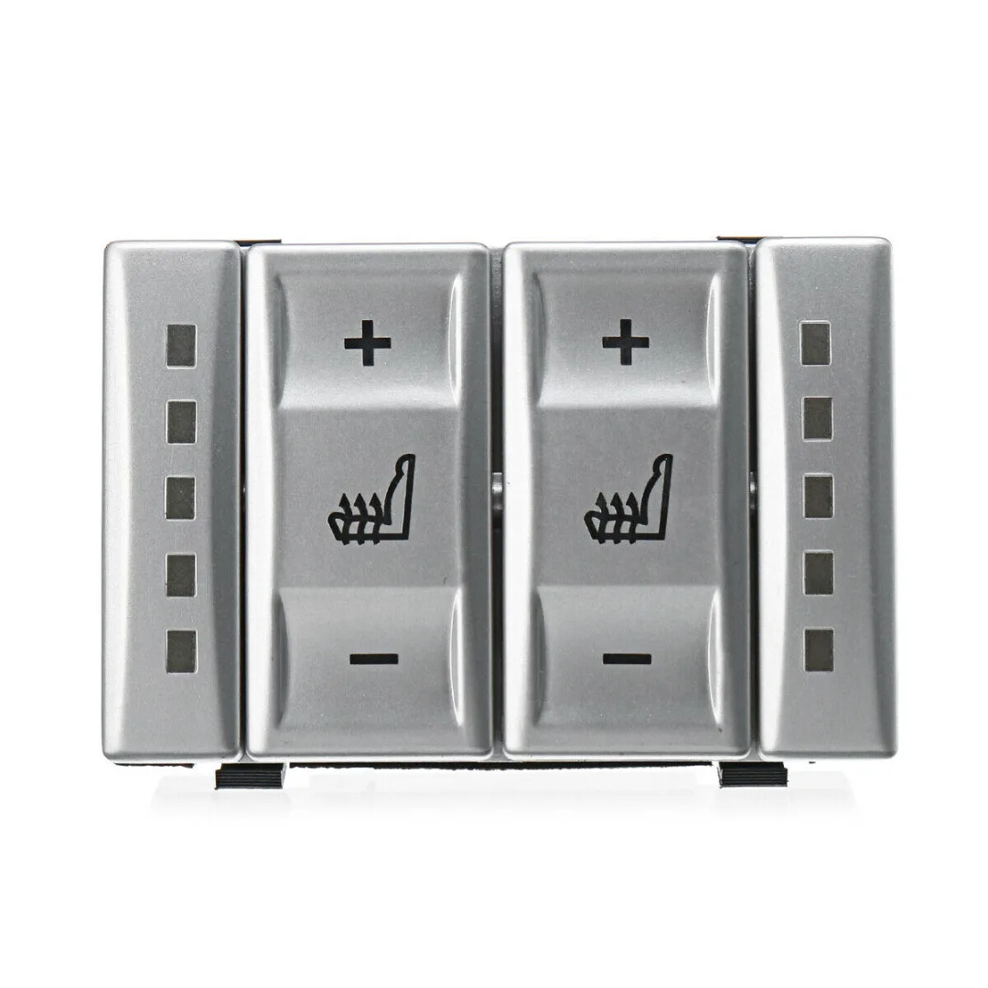 Mayitr 1 шт. автомобильный переключатель с подогревом сиденья серебристо-черный