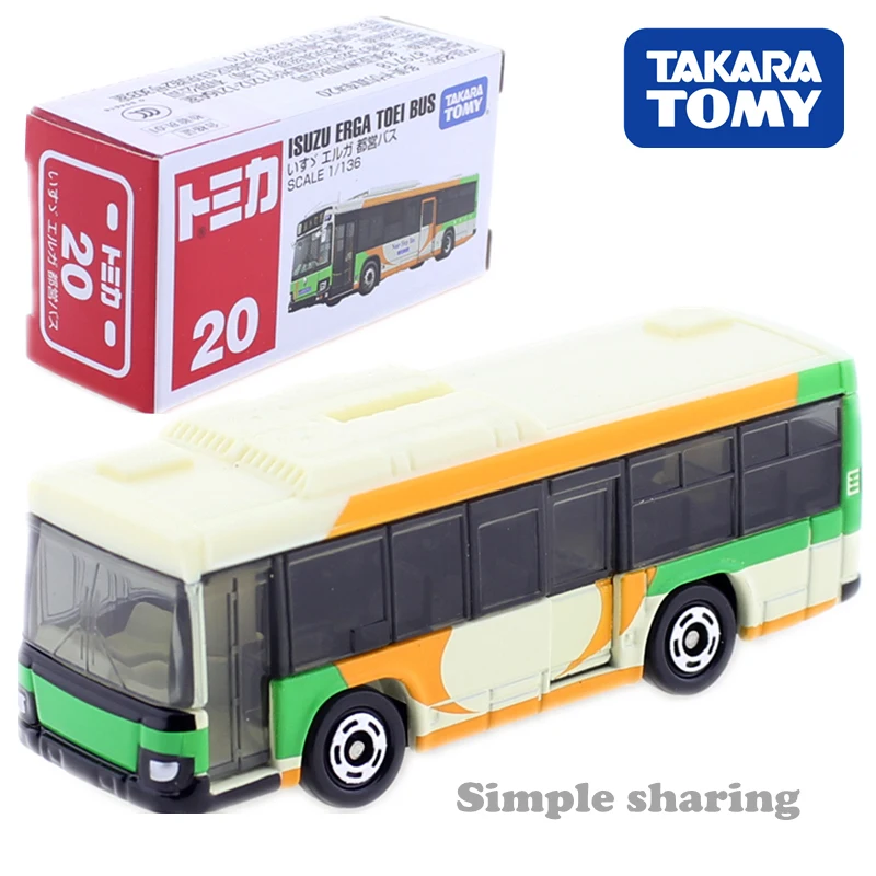 Takara Tomy Tomica No.020 Isuza Eruga Toei набор моделей автобусов литой под давлением автомобиль