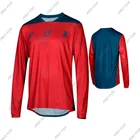 Мужская быстросохнущая дышащая куртка с длинными рукавами для езды на горном велосипеде