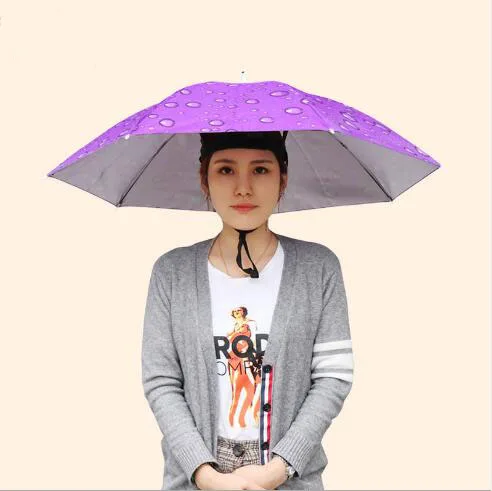 Переносная головная шляпа-зонтик шапка для рыбалки анти-дождь рыбалка