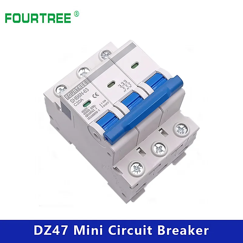3 полюс на din-рейку Мини автомат защити цепи Бытовой Воздушный переключатель