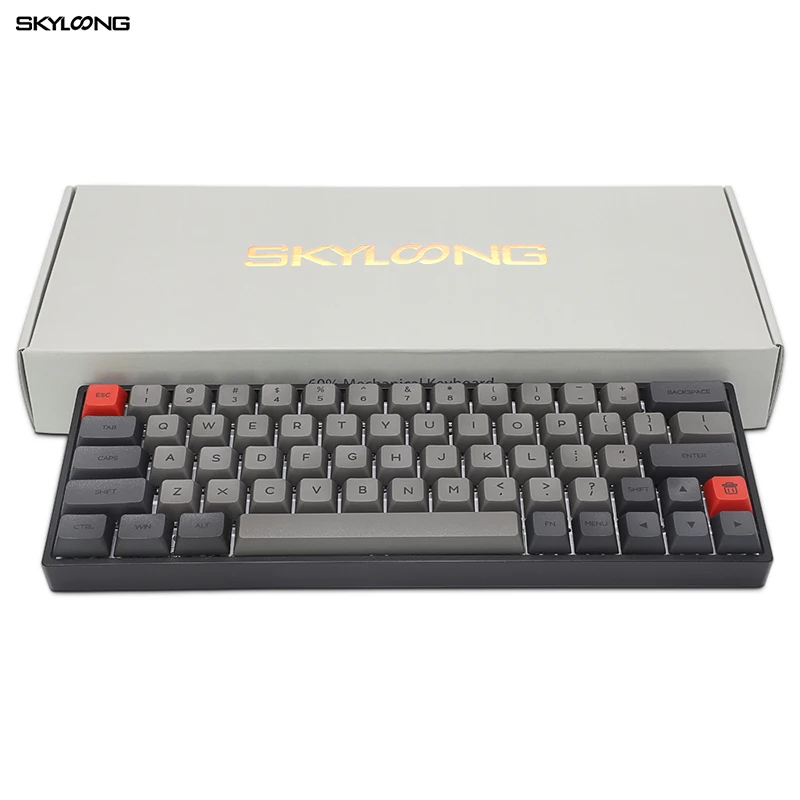 

SKYLOONG SK64S Mini Portable Mechanical Keyboard Wireless Bluetooth Dual Mode Gaming Keyboard PBT Keycaps Gateron Optical Switch