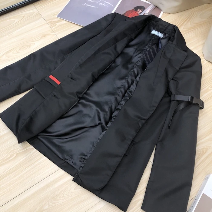 

2021 Spring and Autumn New Products Slim Suit Women Temperament Casual Fashion Pure Color Black Suit