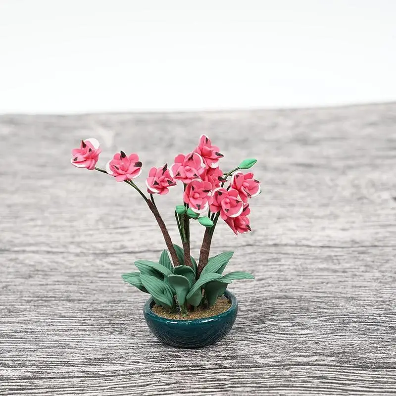 

1Pcs 1/12 Dollhouse Decor Mini Vase Miniature Landscape Kids Sand Doll Model Diy Toy Accessories Children Table Z3D0