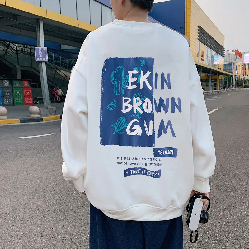 

Männer Hoodie Sweatshirt Oversized Männer Und Frauen Harajuku Fashion Stil Koreanische Straße Trend Herbst Und Winter Tops