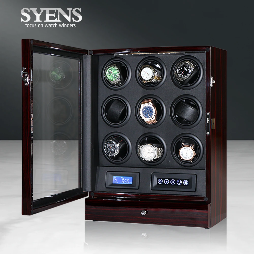 Роскошные автоматические часы Winder Box Аксессуары Часы Дисплей Механический