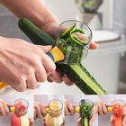 Инструмент для чистки овощей, фруктов, нож для удаления кожуры фруктов овощей, многофункциональный нож для картофеля, огурца, моркови с контейнером