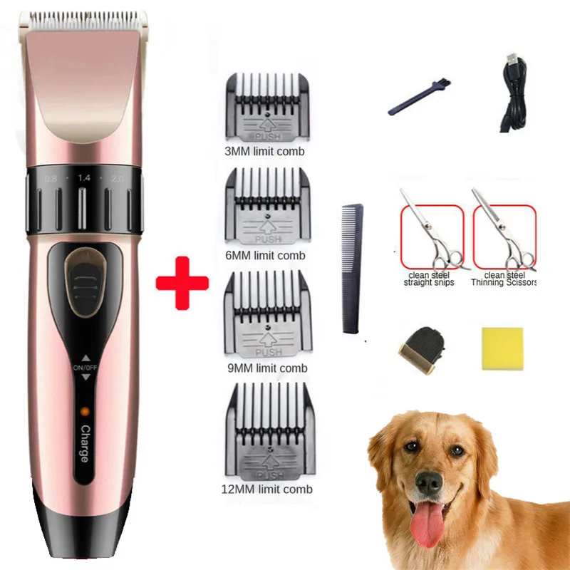 

Профессиональный собака клипер для волос для Щенок Домашнее животное кошка Машинки для стрижки собак резки Перезаряжаемые электробритва Н...