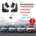 Автомобильный брызговик для VW Transporter Caravelle Multivan T5 T6 2004  2019 4x крыло брызговиков, аксессуары для раковины, защита от брызг