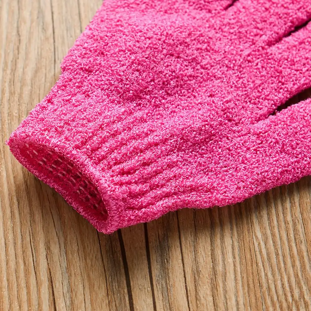 

Exfoliating Bath Gloves Shower Scrub Gloves Random Color Shower Spa Massage And Body Scrubs SPA Foam Nylon Glove