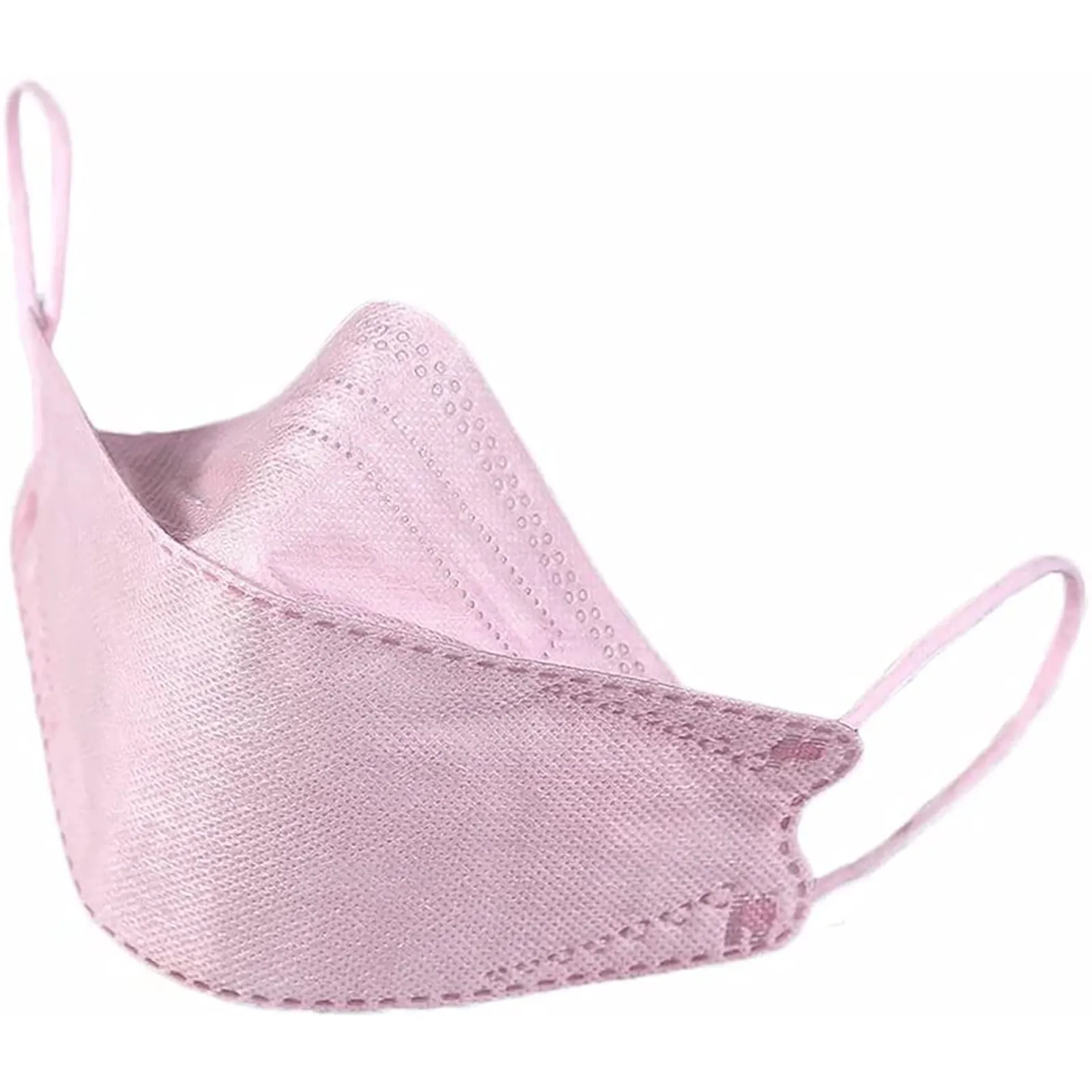 Маска для лица однотонная в виде рыбок 4 слоя 100 шт.