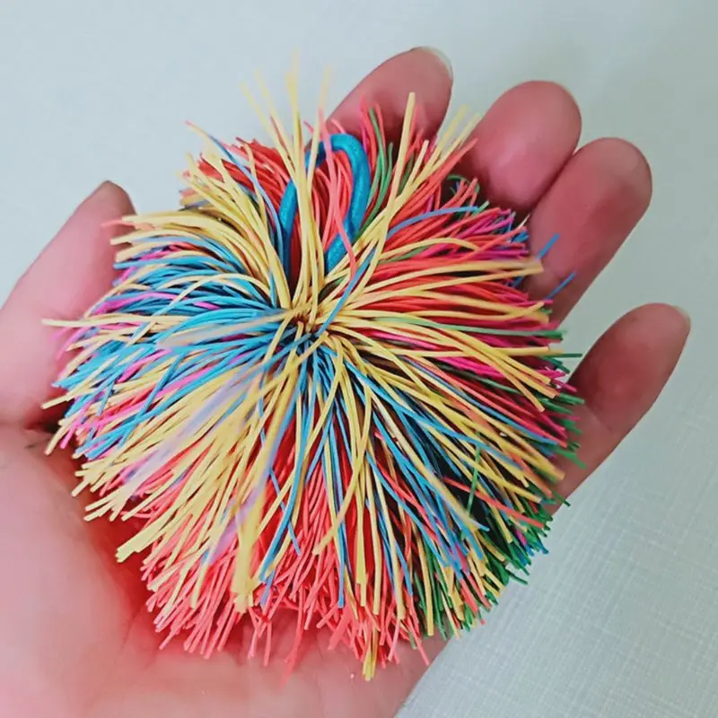 Прыгающий эластичный резиновый мяч игрушка для детского сада игра родителей и