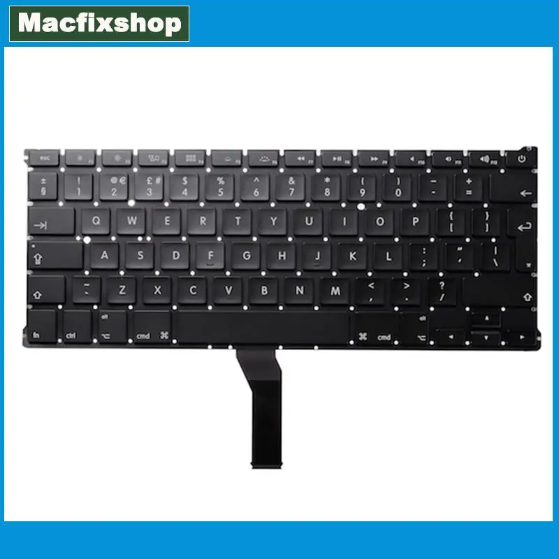 A1369 A1466 Британская клавиатура для Macbook Air 13 3 дюйма UK Клавиатура с подсветкой и 2011 2012