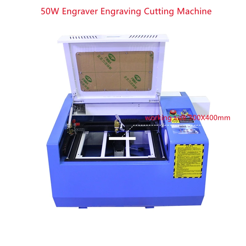 

Working Size 300*400mm 50W Laser Engraver Machine CO2 Engraving Cutting Machine CoreLaser For Wood Acrylic And Plywood