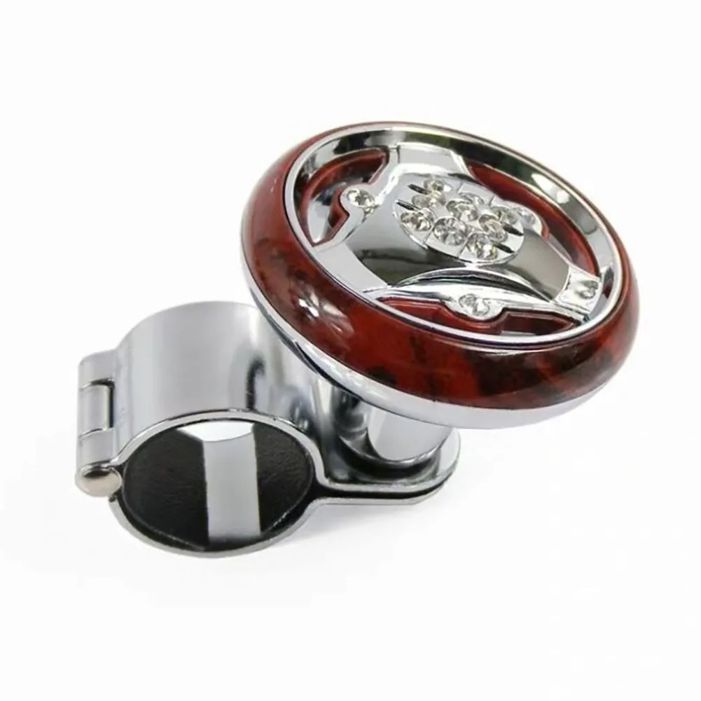 

Aid Steering Wheel Booster Assister Car Electroplating Rotation Spinner
