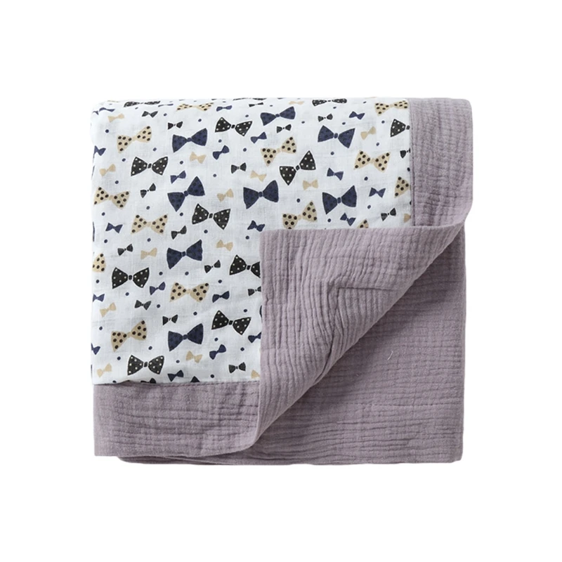 

120x120cm Baby Gauze Blanket Newborn Soft Six Layers Pure Cotton Swaddle Wrap Bedding Kids Bath Towel Infant Outdoor DXAD