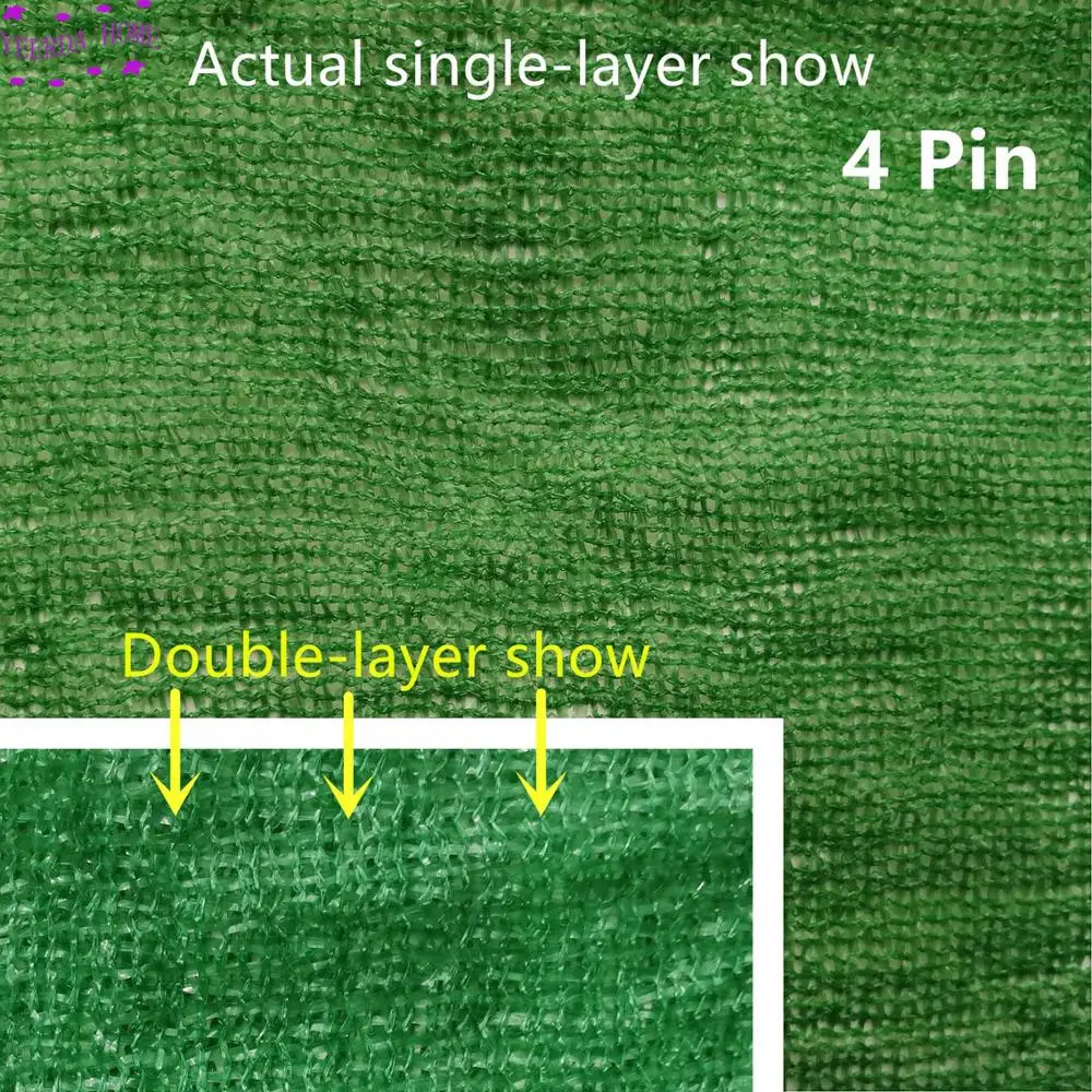75% солнцезащитный тент ткань для покрытия растений теплица сарай зеленый козырек