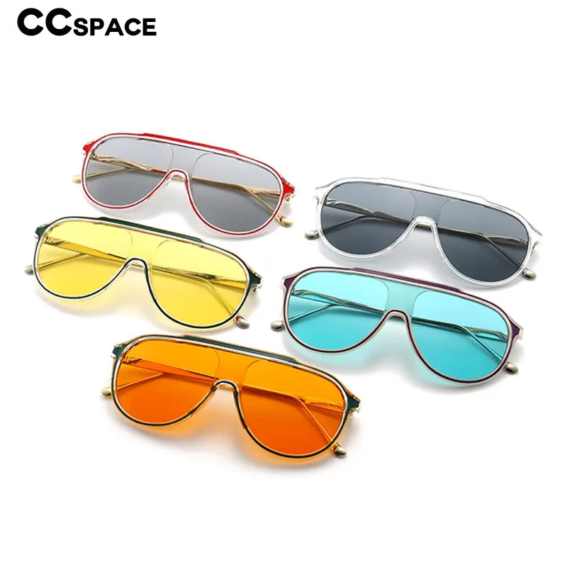 46584 очки большого размера солнцезащитные с одной линзой для мужчин и женщин