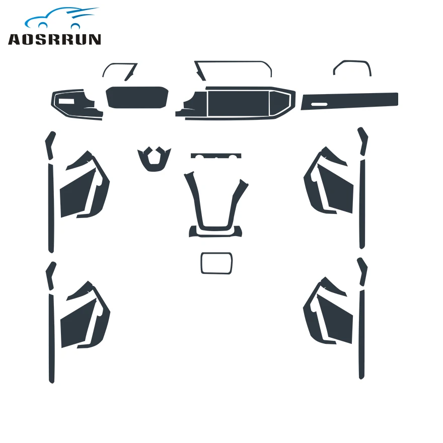 Защитная пленка Дверная панель автомобильные аксессуары прозрачный ТПУ 2019 для