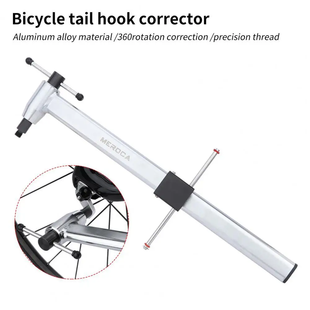

Stable Tail Hook Calibrator Precise Thread Aluminium Alloy Anti Deformation Hook Alignment Gauge for Cycling