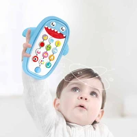 baby rattle bed toy english phone shark music mobile for kid cartoon stroller education newborn 0 12 months infant child toddler