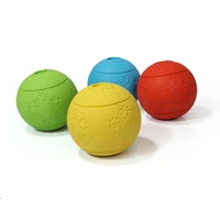 l size dog treat snacker ball large 11cm activity rubber chew toy pet products puppy teething toys
