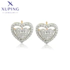 Xuping ювелирные изделия Новое поступление модные серьги в форме сердца золотого цвета для женщин подарок S00111769