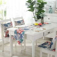 plant small fresh table runner dining table cover tv cabinet cover towel table cloth cotton linen cloth art coffee table cloth