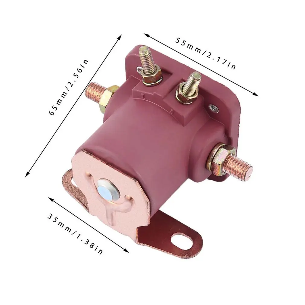 

12V Heavy Duty Red Solenoid Relay for Ford Starter Car Truck - SW3 - SNL135 Contactor Switch Engine Part Vehicle Accessories