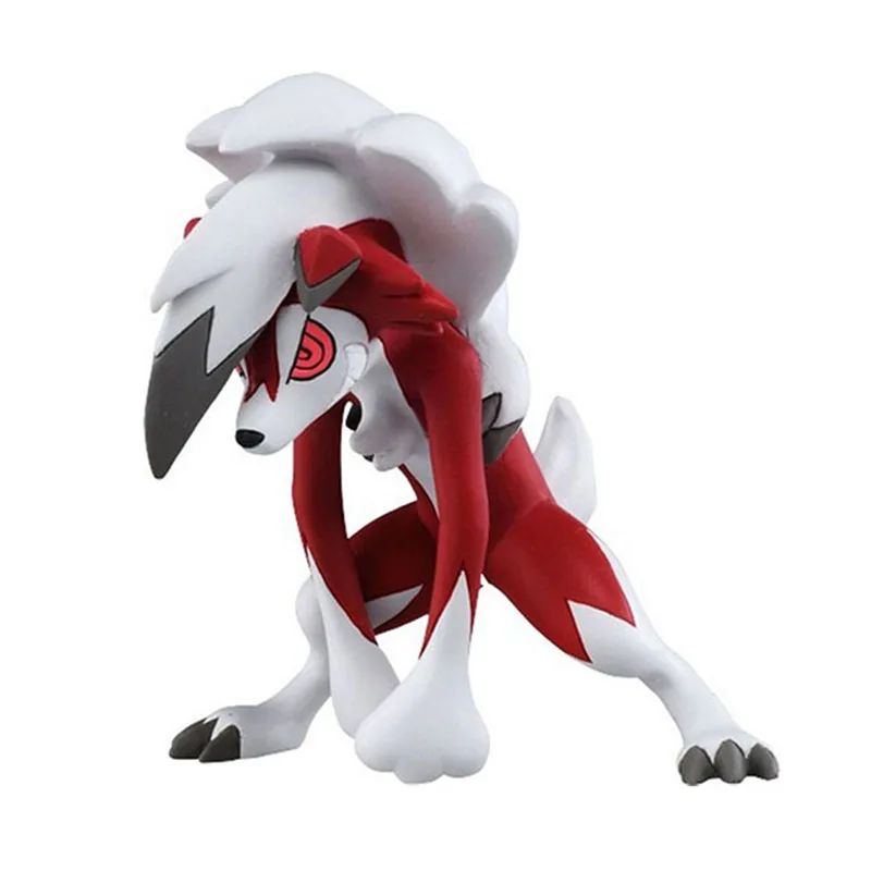 Мультфильм солнце и луна Rockruff Lycanroc Эволюция Аниме Фигурки игрушки коллекция