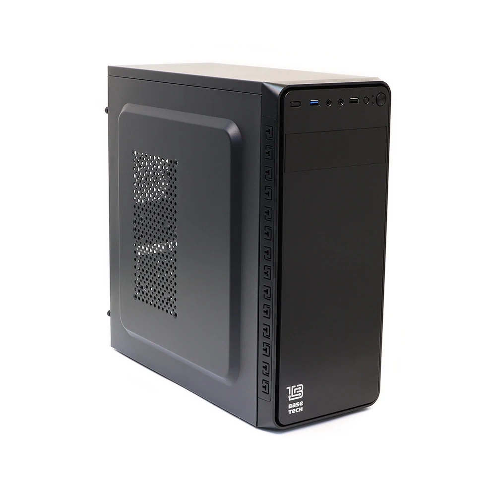 Компьютерный корпус BaseTech M3305 ATX Midi Tower USB 3.0 черный Без БП (BT B)|Корпуса для