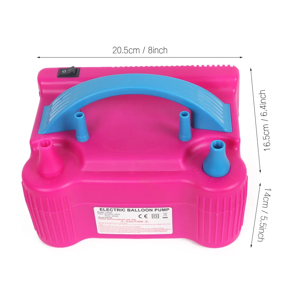 barato Duplo Furo Portátil Compressor De Ar 220v Ac Inflável Balão Elétrico Bomba Balão De Ar Bomba Inflator Balão Elétrico Bomba