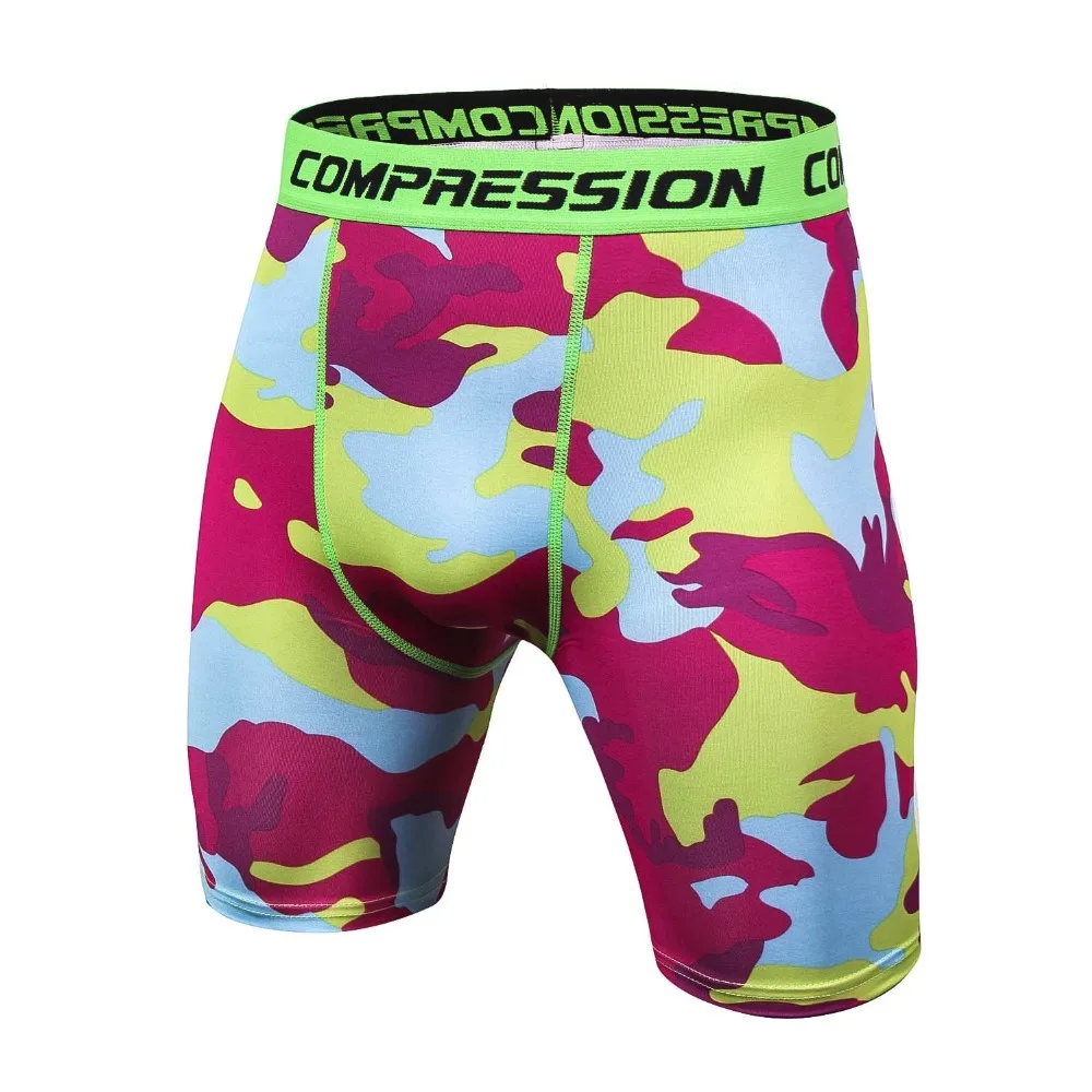 Для мужчин шорты Фитнес камуфляжные мужские Мужской Muscle Alive эластичные