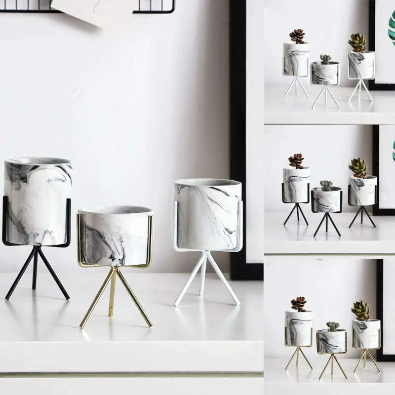 Модный красивый комнатный садовый металлический стеллаж из железной проволоки