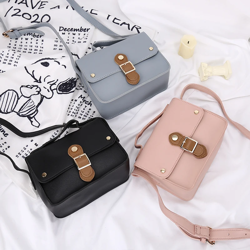 

Korea Style Trending Fashion Women PU Shoulder Sling Crossbody OL Money Purses Mobile Phone Storage Bag