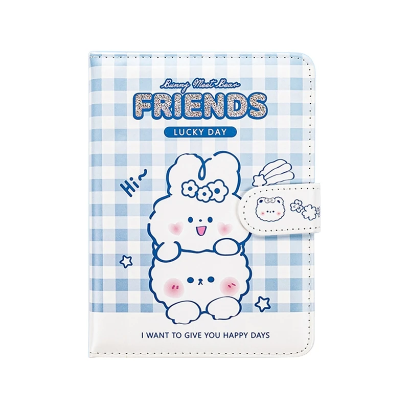 Kawaii Rabbit Journal Writing Notebook Hardcover Notepad 96 Pages for Teen Girl | Канцтовары для офиса и дома