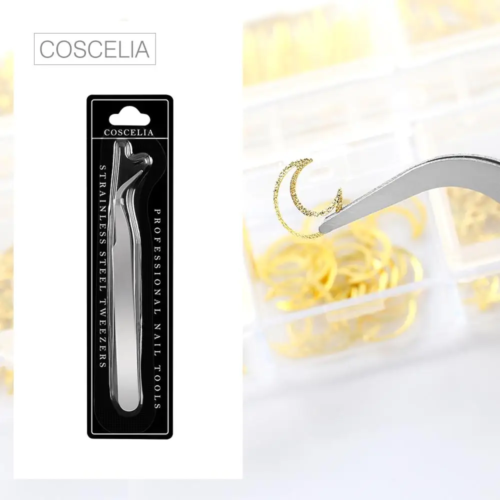 Пинцет из нержавеющей стали изогнутый прямой наконечник керамика инструменты