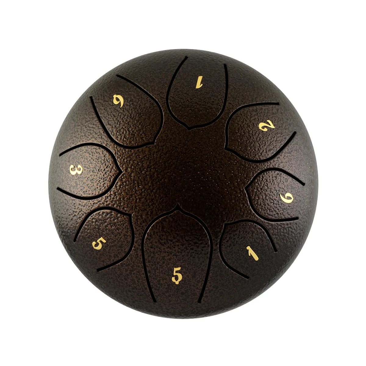 

Steel Tongue Drum 6 Inches 8 Notes Percussion Instrument Tank Drum with Mallets